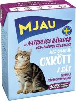 Mjau мясные кусочки в соусе с  говядиной