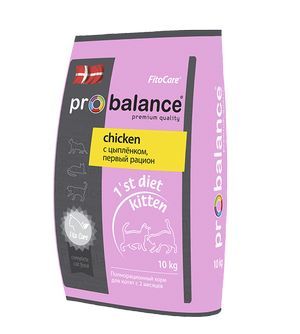 ProBalance корм для котят всех пород, диетический, цыпленок