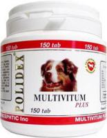 Polidex Multivitum поливитаминно-минеральный комплекс для собак, повышение иммунитета