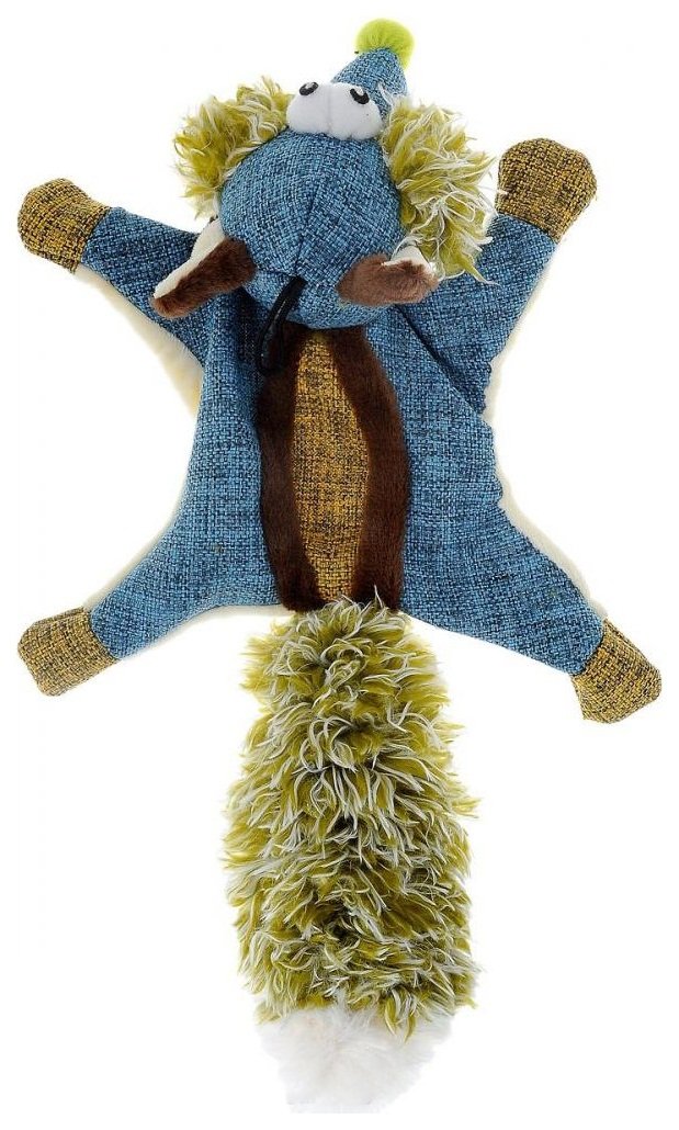 Zolux игрушка для собак "Белка-летяга" (38 см, синий)