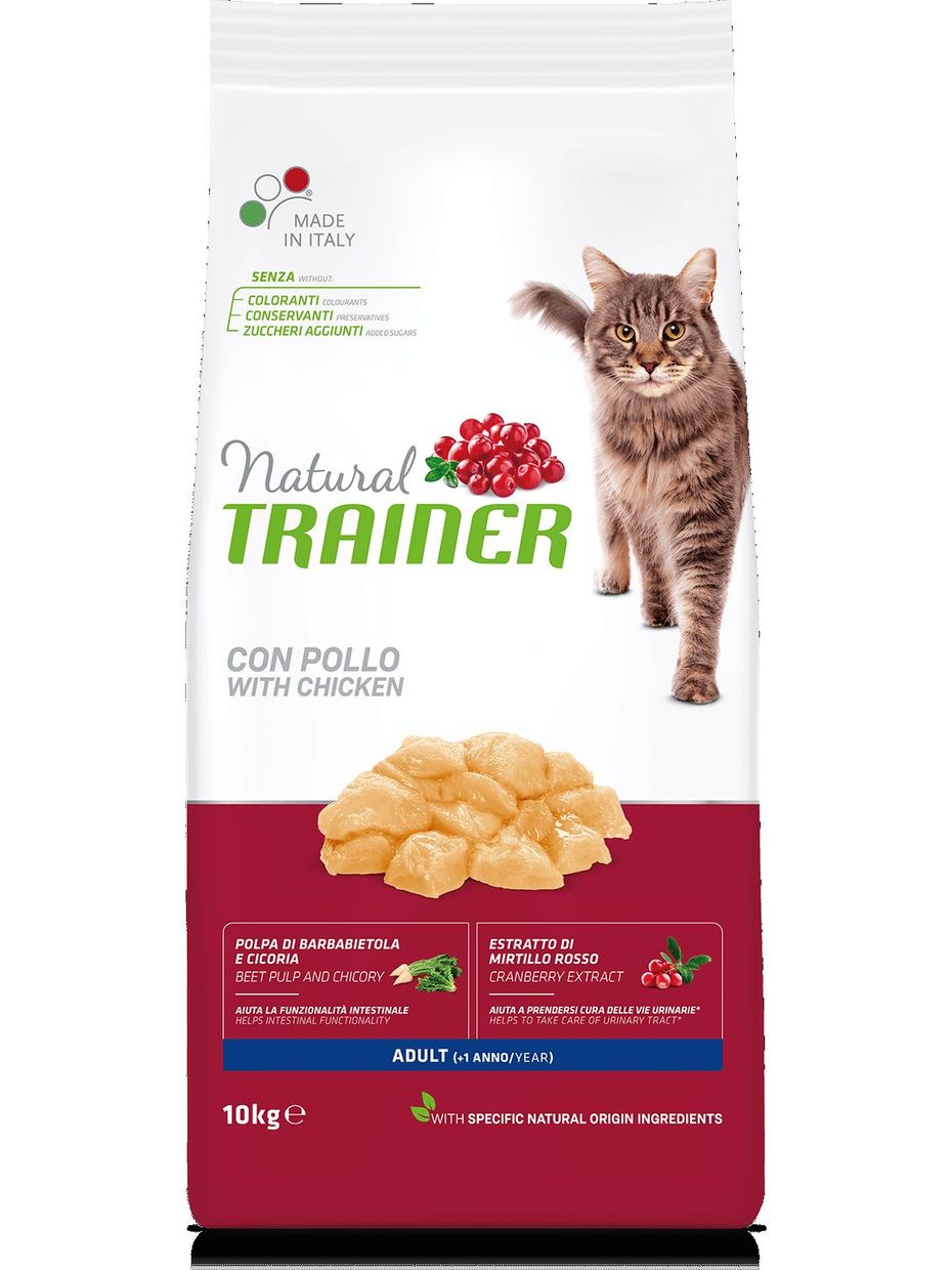 Trainer Natural корм для взрослых кошек со свежим мясом курицы