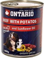 Ontario влажный корм для собак, говядина и картофель