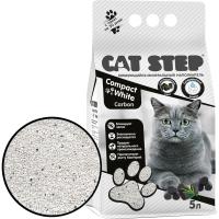 CatStep Compact White Carbon комкующийся минеральный наполнитель для кошачьих туалетов