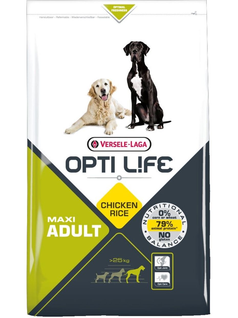 Opti Life корм для собак крупных пород, курица и рис (1 кг)