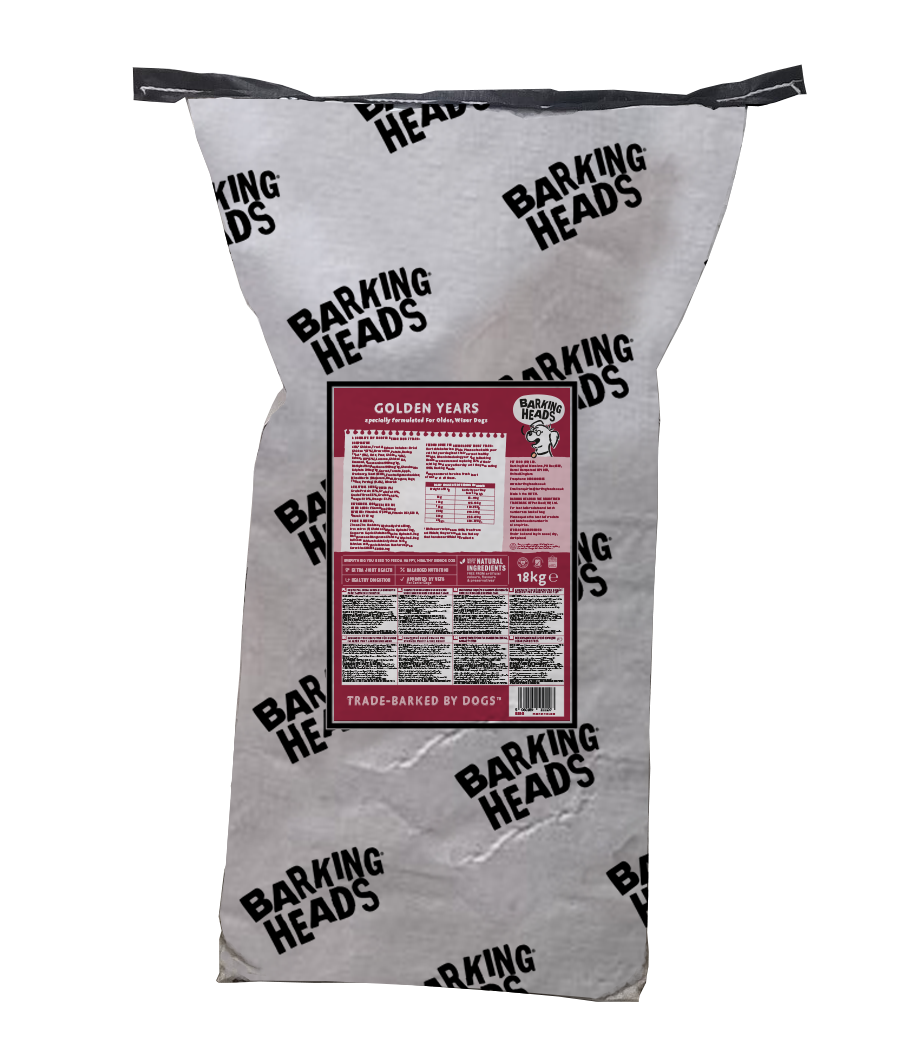 Barking Heads корм для пожилых собак всех пород, курица и рис 