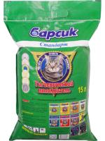 Барсик Стандарт минеральный впитывающий наполнитель минеральный без запаха