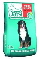 Дарси корм для взрослых cобак крупных пород, мясное ассорти