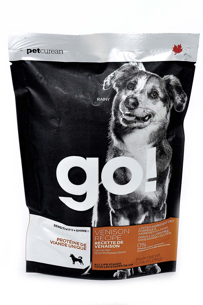 GO! Корм для щенков и взрослых собак всех пород, деликатное пищеварение, свежая оленина