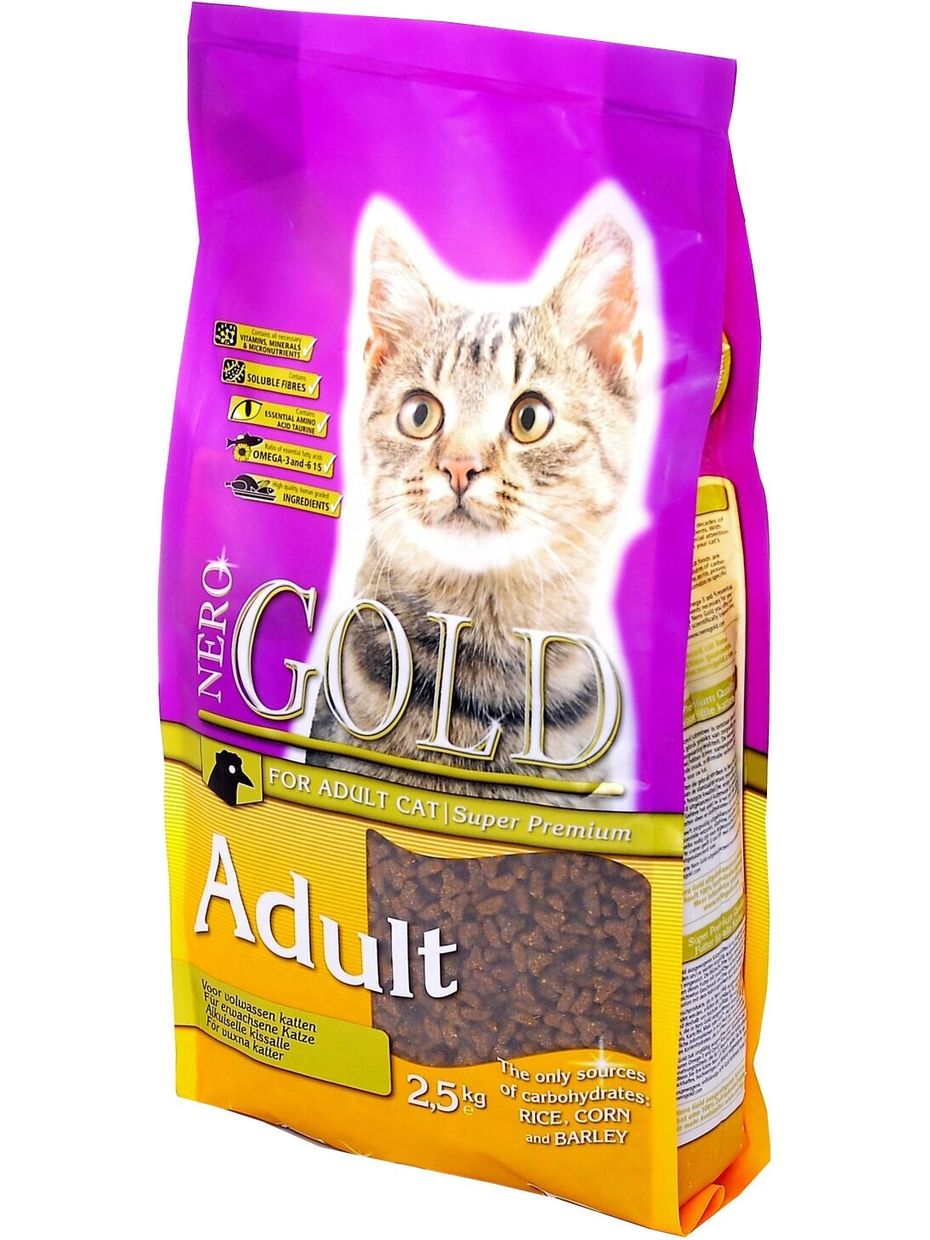 Nero Gold корм для кошек, с курицей (18 кг)