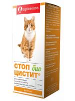 Apicenna Стоп-Цистит Био суспензия для кошек, нормализация мочевыделительной системы