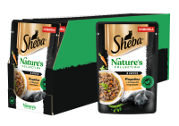 Sheba Nature's Collection влажный корм для кошек, с индейкой и морковью (28шт в уп)