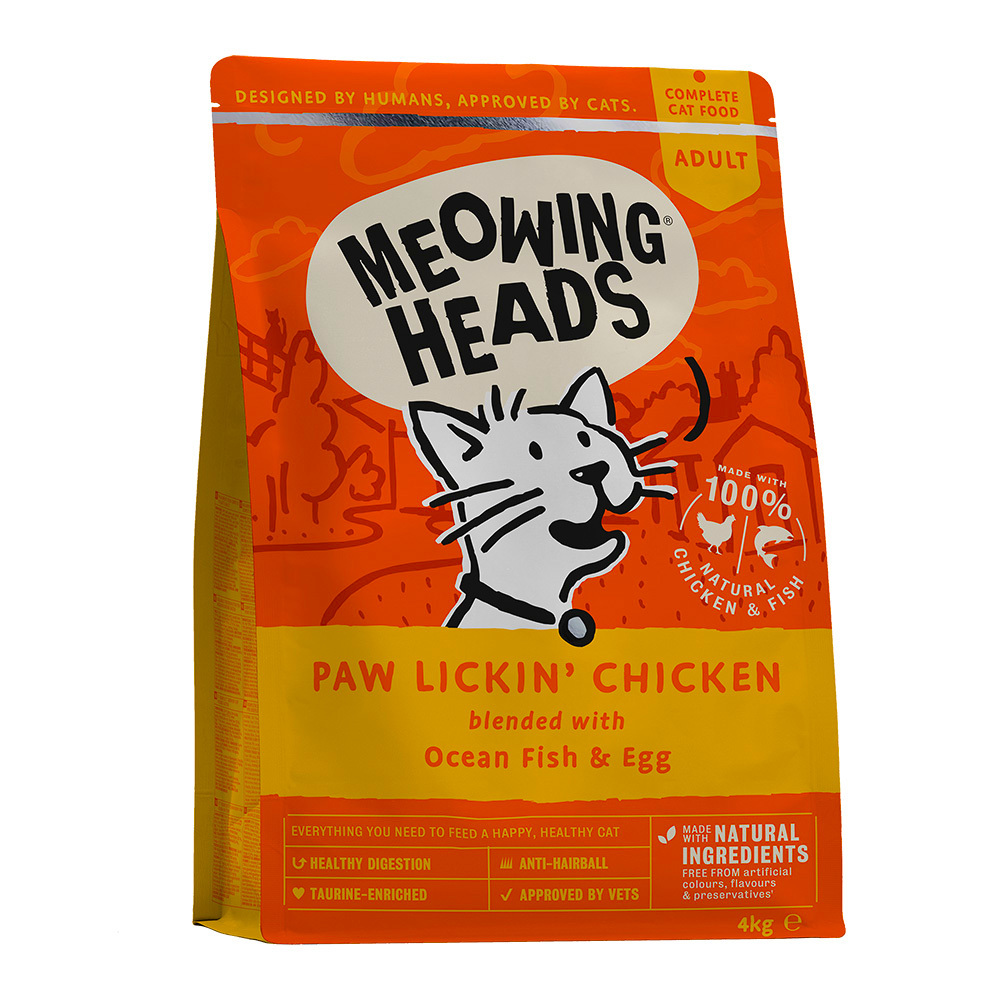 Barking Heads корм для взрослых кошек всех пород, курица и рис 
