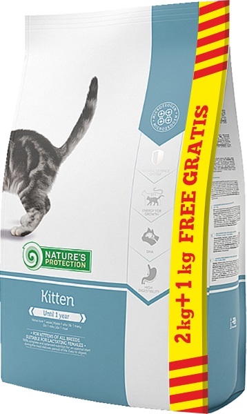 Nature’s Protection корм для котят всех пород, курица, индейка и утка