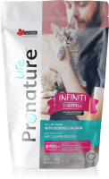 102.704    ProNature LIFE INFINITY сухой корм для кошек 340г, с лососем (уп-16шт)