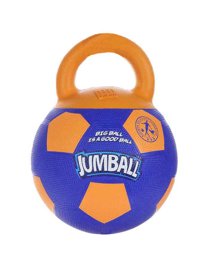 GiGwi игрушка для собак крупных пород, джамболл (26 см, фиолетово-оранжевый)