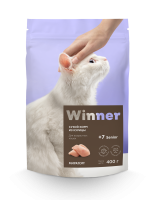 Winner корм для кошек всех пород старше 7 лет, курица