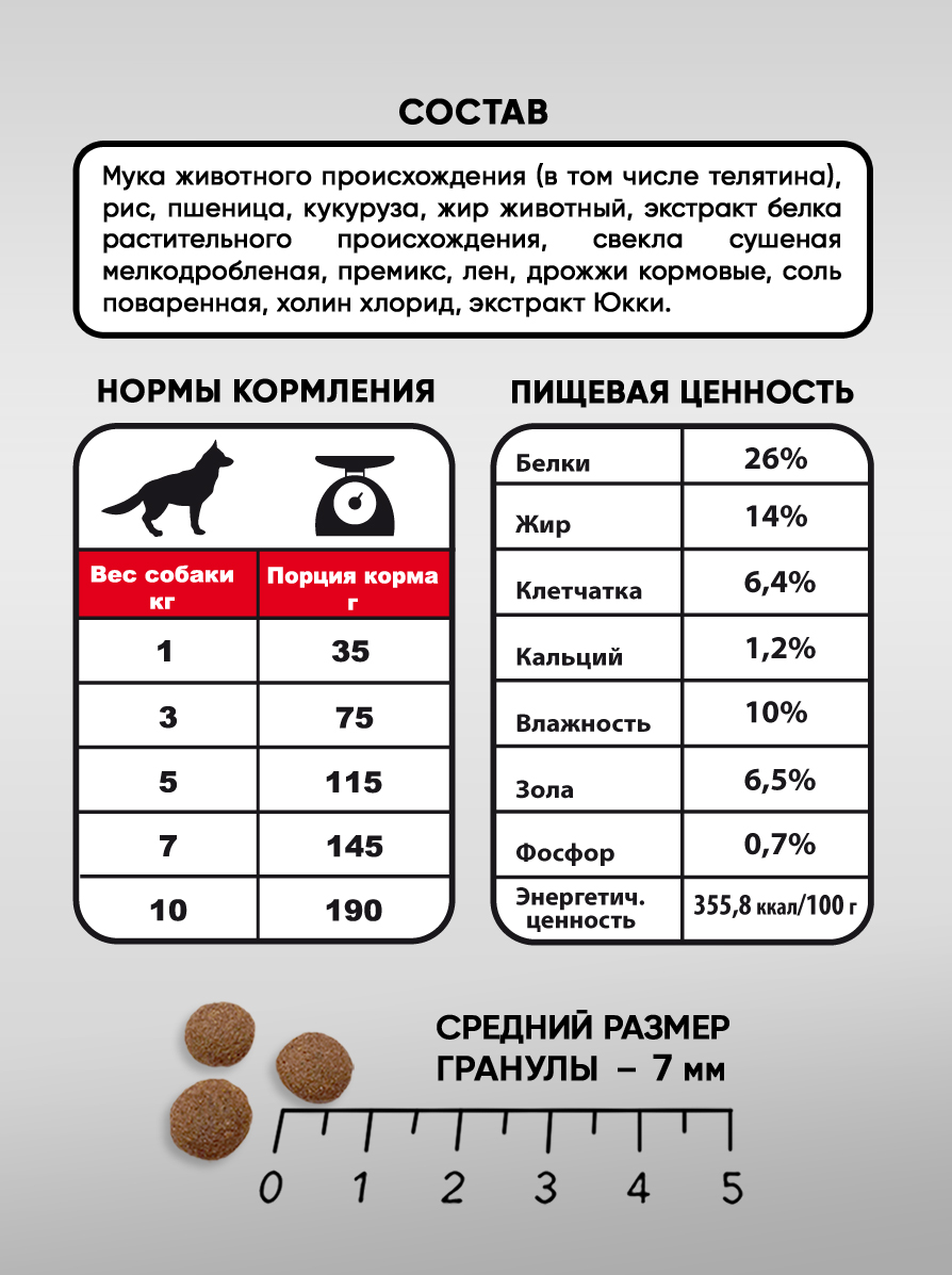 Счастливчик Мини корм для собак малых пород, с телятиной и овощами — купить  по доступной цене с доставкой