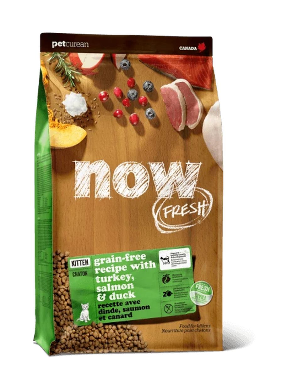 NOW Fresh корм для котят, беззерновой, с индейкой, уткой и овощами (3,63 кг)