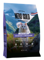 Nero Gold корм для стерилизованных кошек и котят с мясом ягненка и овощами