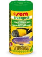 Sera Корм для рыб GRANUGREEN  гранулированный для растительноядных цихлид