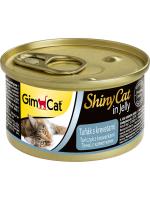 Gimpet Shiny Cat влажный корм для взрослых кошек, с тунцом и креветками 