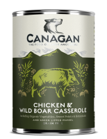 Canagan влажный корм для взрослых собак всех пород, тушеная курица и мясо дикого кабана