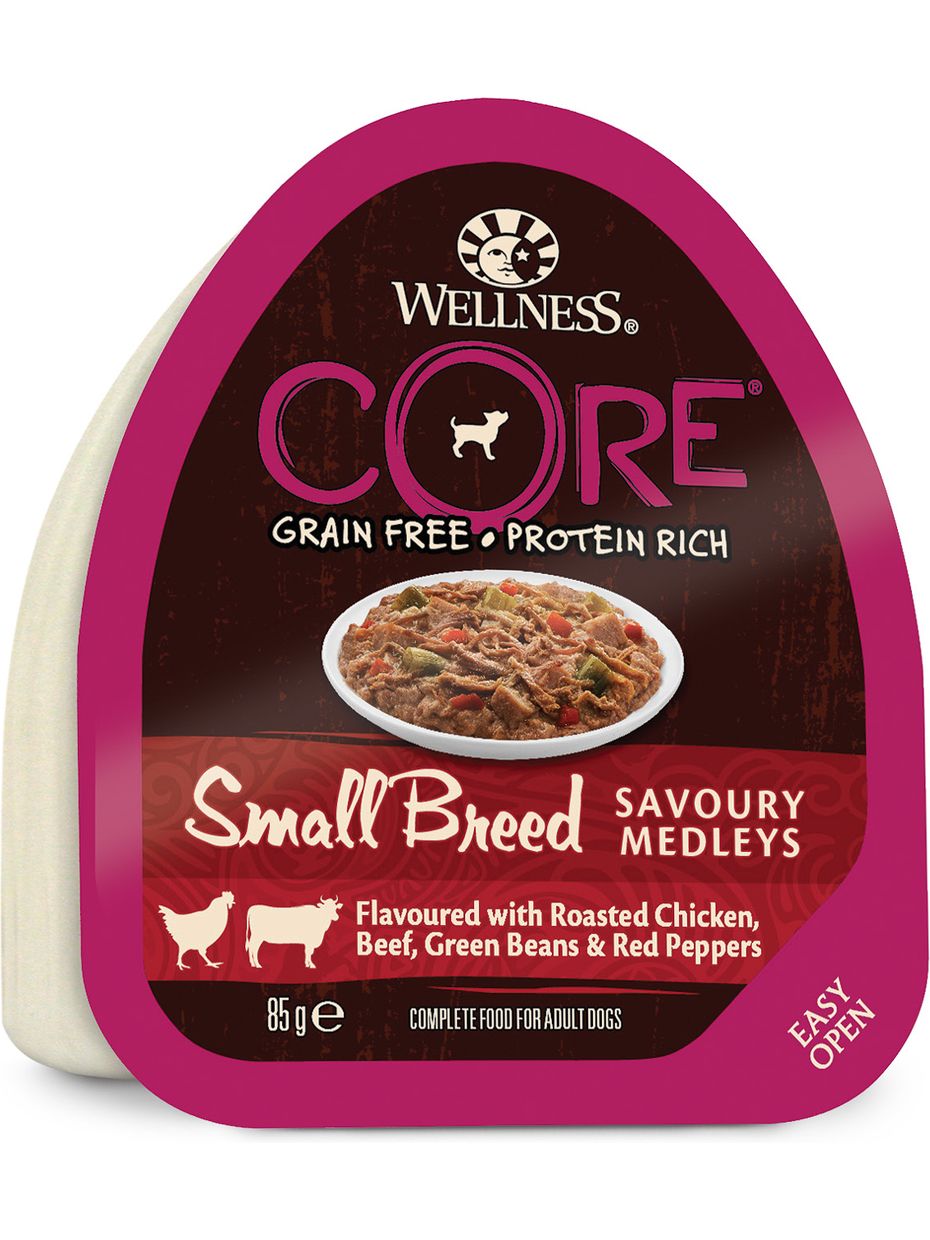Wellness Core влажный корм для взрослых собак малых пород, попурри из курочки и говядины