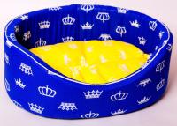 Лежак  Корона (синий)