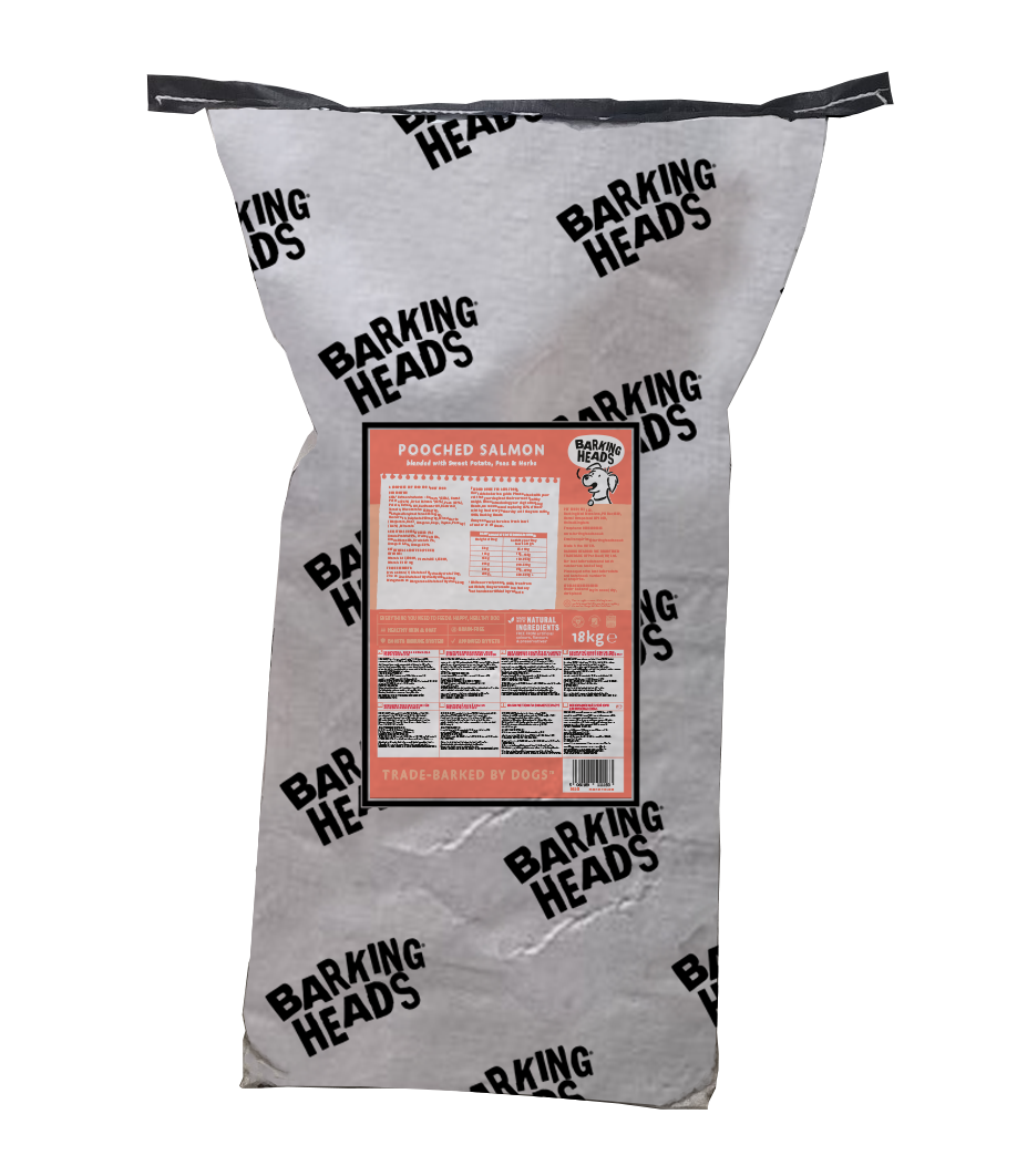 Barking Heads корм для взрослых собак всех пород, беззерновой,  лосось и картофель 