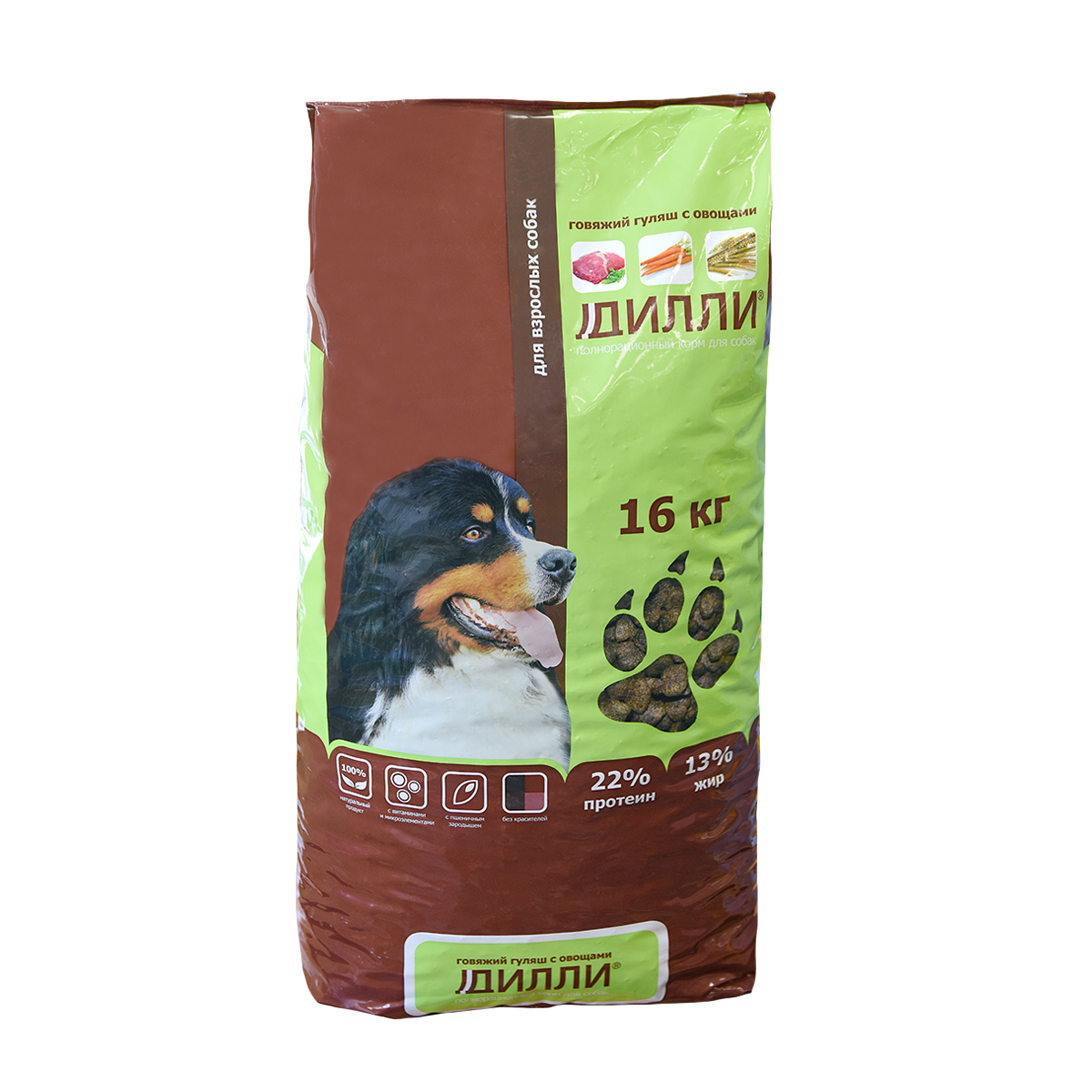 Говяжий гуляш с овощами 16 кг