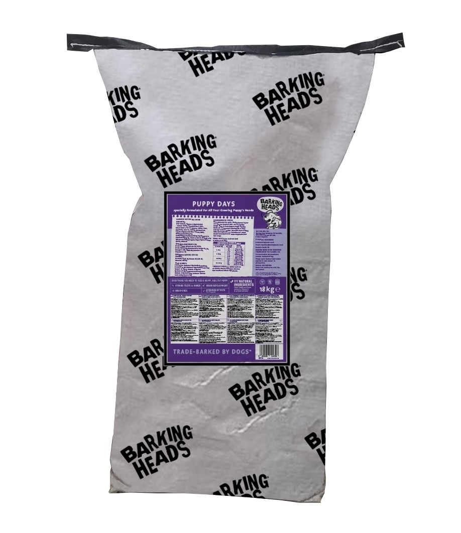 Barking Heads корм для щенков всех пород, лосось и курица 