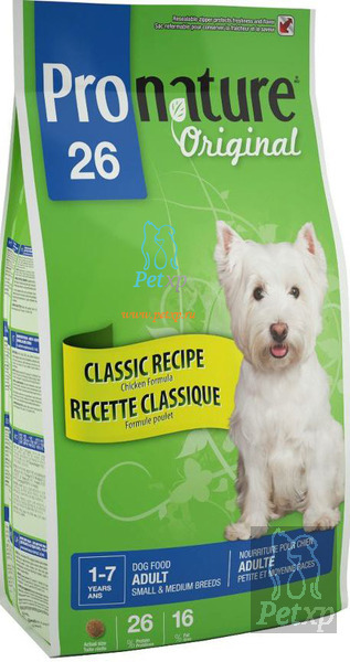 Pronature Original 26 Adult Small and Medium breeds Chicken