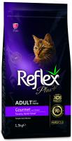 RFX_305_REFLEX PLUS ADULT CAT FOOD GOURMET MULTICOLOR 1,5KG