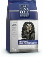 Gina Elite корм для собак, беззерновой, ягненок, с картофелем, с мятой