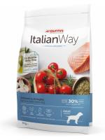 Italian Way корм для собак средних пород, гипоаллергенный, лосось, сельдь