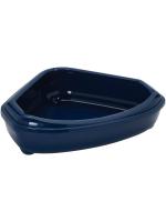Moderna Corner Tray туалет-лоток для кошек, угловой, синий