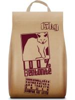 Pi Pi Bent Комкующийся крафт-пакет наполнитель бентонит без запаха