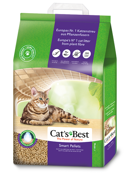Cats Best Smart Pellets Древесный комкующийся наполнитель
