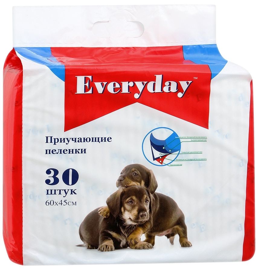 Everyday впитывающие пеленки для животных, гелевые