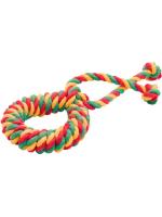 Doglike Кольцо среднее канат для собак текстиль цветной