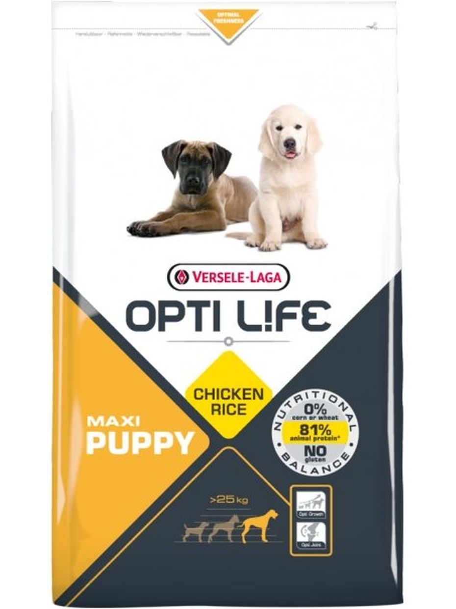 Opti Life корм для щенков крупных пород, курица (1 кг)