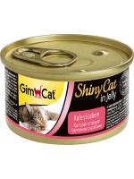 Gimpet Shiny Cat влажный корм для взрослых кошек, с цыплёнком и крабами 