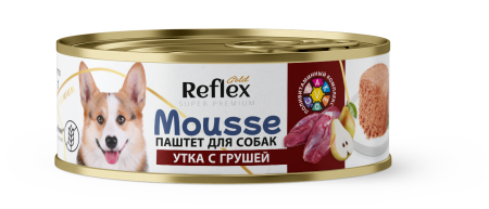 Reflex Gold влажный корм для взрослых собак, паштет утка с грушей ...